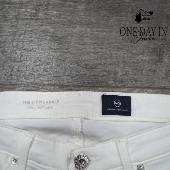 Adriano Goldschmied The Stevie Ankle Slim Straight Jeans Size 25 (2) - Picture 2 of 6